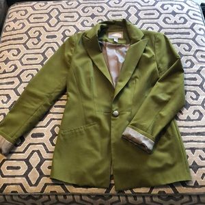 Olive green blazer